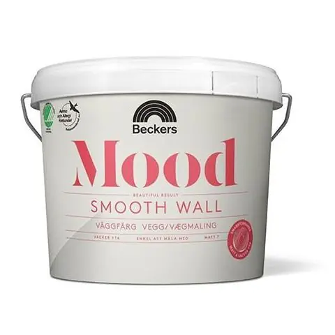 Beckers Mood Smooth Wall Väggfärg Populärt val